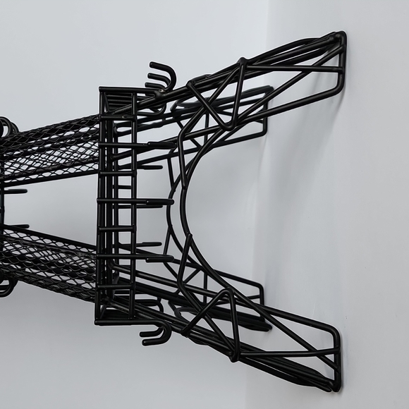 Eifel Tower Coated Metal Jewelry Organizer Decor - Picture 3 of 9